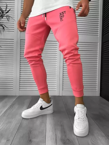 Pantaloni de trening roz 12616 Y2